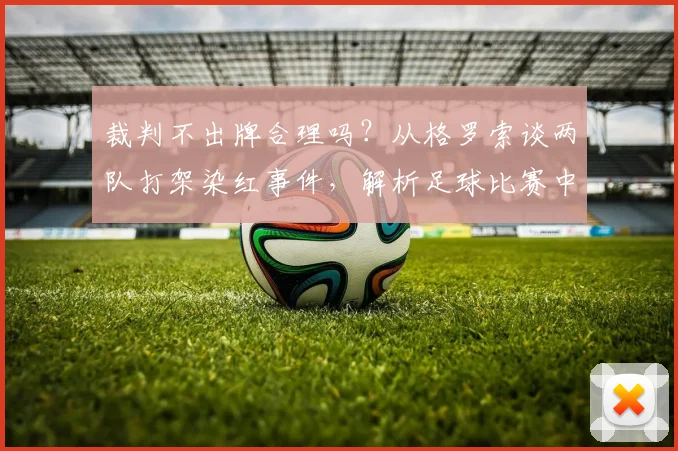 裁判不出牌合理吗?从格罗索谈两队打架染红事件,解析足球比赛中裁判的判罚尺度与争议案例